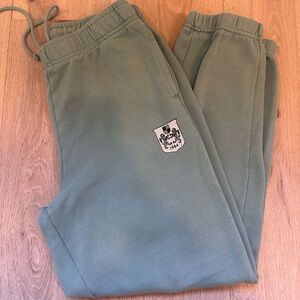 Womens Green Jogger Pants/ Sweatpants